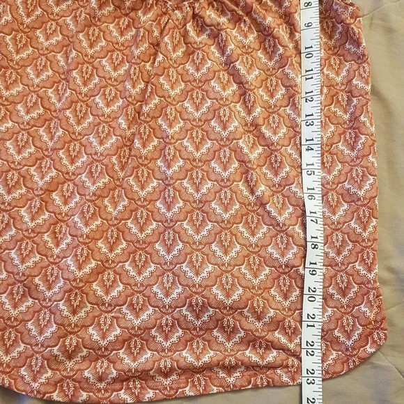 H & M Womens Blouse Print Tank Top Sleeveless Size XS Beach Bohemian Flowy - Picture 11 of 13